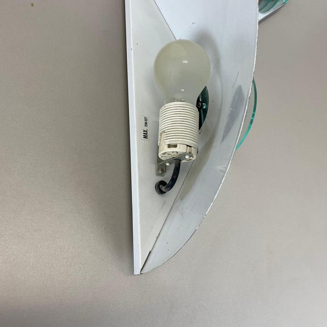 Modern Metal & Acrylic Glass Post Wall Light from Hustadt Leuchten, 1980s For Sale - Image 4 of 17