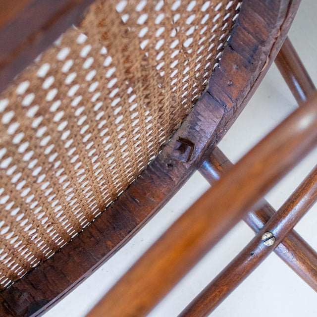 Antique Bentwood and Cane Dining Chairs by Josef Hoffmann, 1900s, Set of 4 For Sale - Image 15 of 16