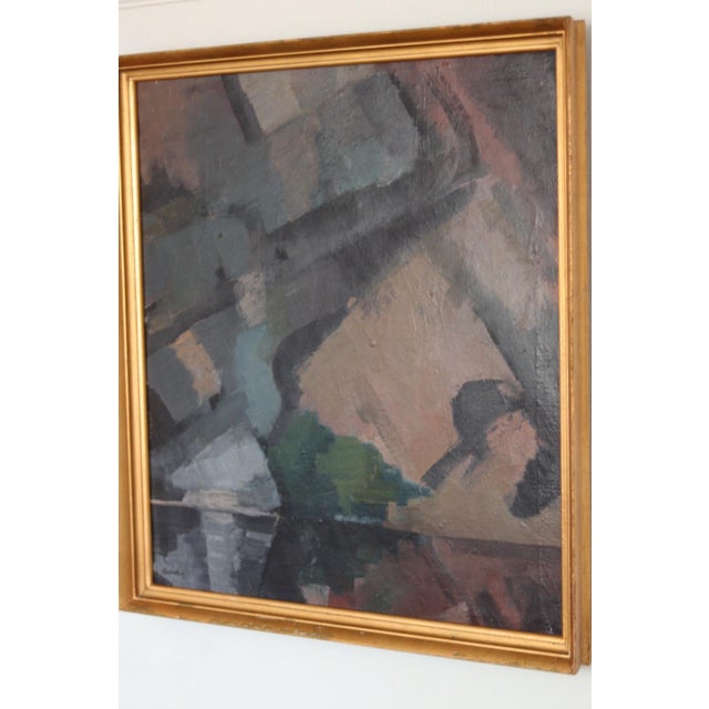 Sixten Lundbohm, Composition, 1950s, Oil on Canvas, Framed For Sale - Image 10 of 17