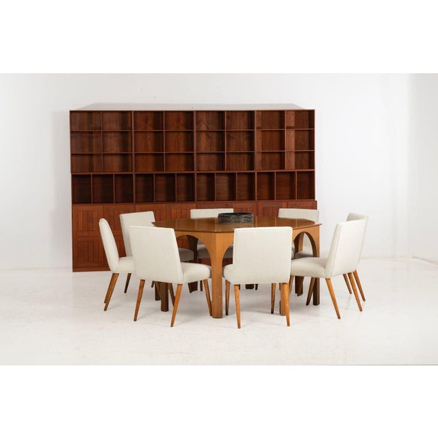 t.h. Robsjohn-Gibbings for Widdicomb Dining Chairs – Set of Eight, 1955 For Sale - Image 4 of 15