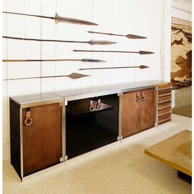 Vintage Modular Sideboard by Guido Faleschini for Hermès, 1970s For Sale - Image 13 of 15