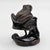 Japanese Japanese Bronze Okimono Frog on Lotus Leaf Sculpture, Circa 1920 For Sale - Image 3 of 7