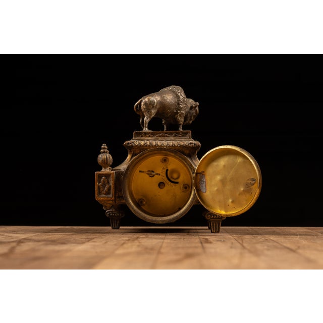 Early 20th Century Art Nouveau Mantle Clock For Sale In Chicago - Image 6 of 8