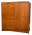 Danish Modern Teak Armoire Dresser For Sale