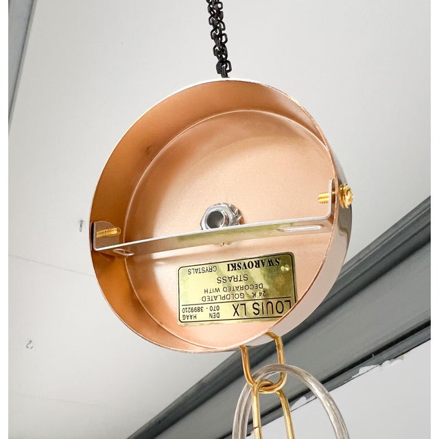 Italian Crystal Chandelier from Swarovski, 2000s For Sale - Image 14 of 16