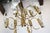 Vintage Brass and Crystal 9-Light Chandelier by Gaetano Sciolari for Sciolari, 1970s For Sale - Image 11 of 18