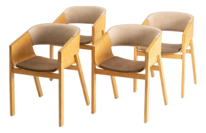 Merano Armchairs by Alex Gufler for Ton, Czech Republic, 2010s, Set of 4