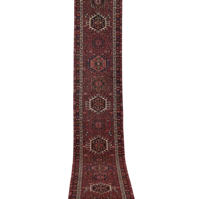 Mid-Century Modern Vintage Anatolian Carpet 2'9'' X 16'4'' For Sale - Image 3 of 12