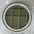 Vintage Round Inlaid Wood Wall Mirror For Sale - Image 12 of 12