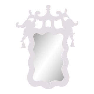 Fleur Home x Aldous Bertram Rococo Mirror in Lite Lavender, 22x30 For Sale