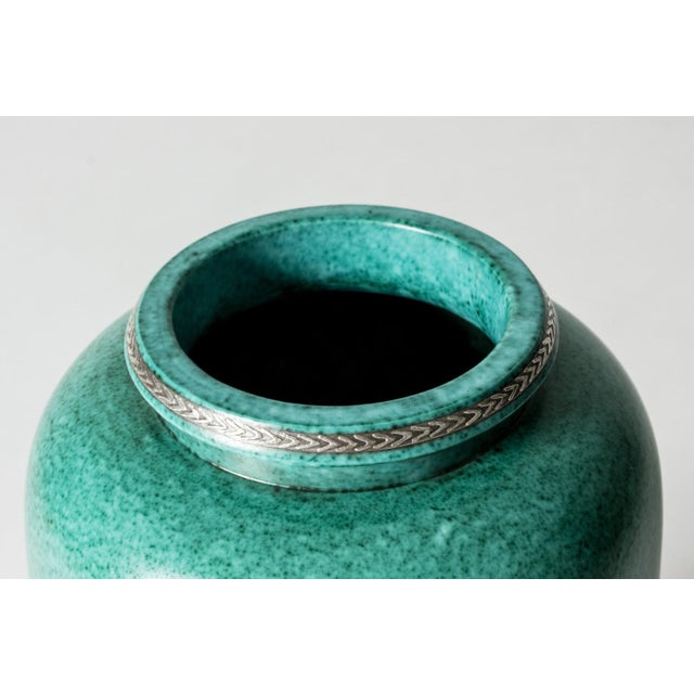 Argenta Vase by Wilhelm Kåge for Gustavsberg, 1940s For Sale - Image 7 of 10