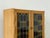 1960s Vintage Oak Display Cabinet with Stained Glass Doors by Henning Kjærnulf, 1960s For Sale - Image 5 of 14