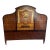 1920s Art Deco Marquetry Queen Sized Headboard For Sale