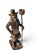 19th Century Bronze-Finish Anthropomorphic Fox or Dog Gentleman Candlestick Holder For Sale - Image 4 of 8