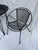 Metal Mid 20th Century Tempestini Atomic Table With 3 Radar Chairs - A Set, Attributed For Sale - Image 7 of 7