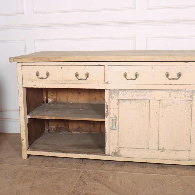 Monumental Country House Dresser Base For Sale - Image 9 of 17