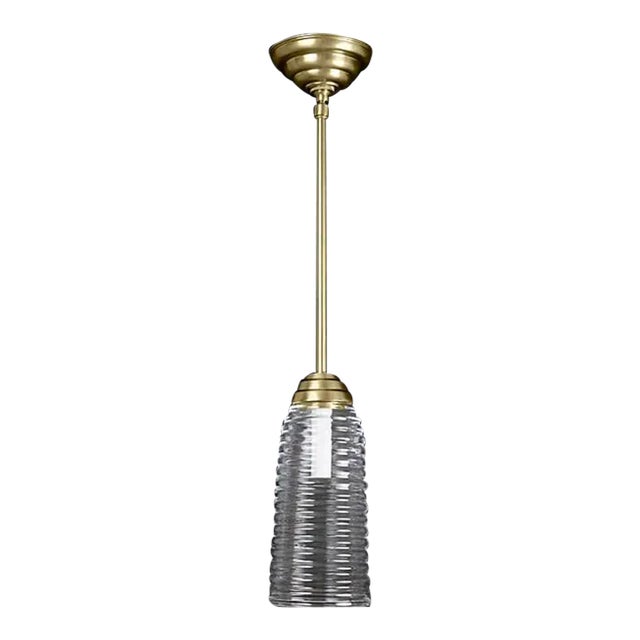 Cocoon Pendant Pendant in Brass Finish For Sale