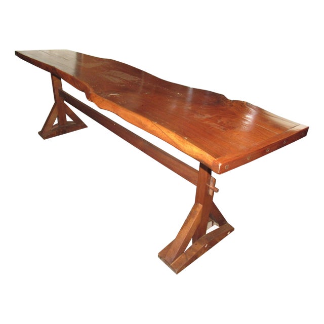 Mid 20th Century Long Free Form Table For Sale