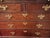 1780 George III Chest of Drawers on Bracket Feet With Brushing Slide & Secret Sovereign Drawer For Sale - Image 4 of 13