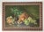 Realism Antique Fruit Still Life Oil Painting Signed MayO’s Framed For Sale - Image 3 of 8