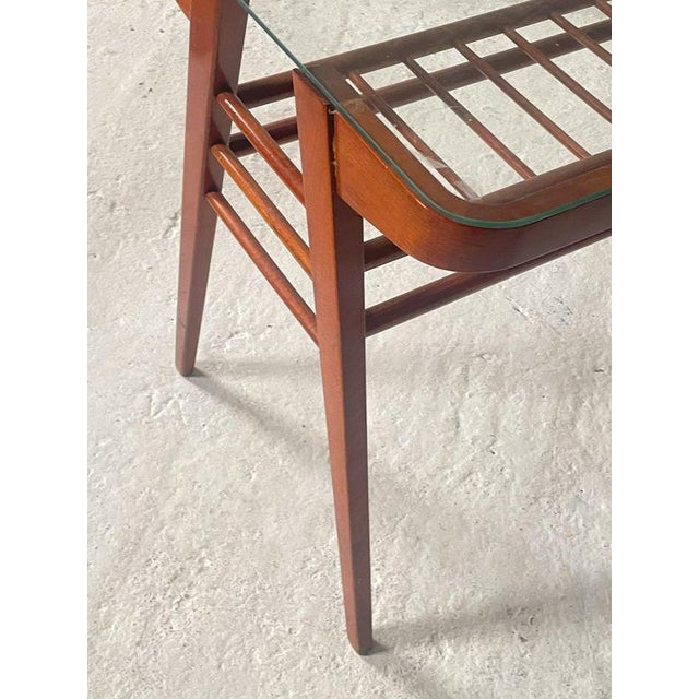 Brown Coffee Table by František Jirák for Tatra, Former Czechoslovakia, 1960s For Sale - Image 8 of 13