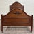 Brown Antique Full Size Victorian Walnut Carved Bedframe For Sale - Image 8 of 13