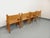 Set of four stunning A-frame chairs, vintage from the 1960s/70s, crafted from solid oak. Manufactured by Fratelli Montina,...