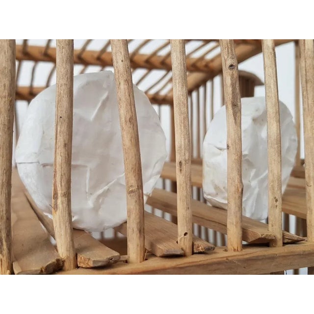 Antique Pine Cheese Aging Cage, 1850s For Sale - Image 10 of 13