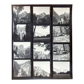Vintage California Yosemite Waterfalls Contact Sheet Photographs For Sale