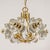 Modernist Glass and Brass Chandelier from Simon and Schelle, 1960s For Sale - Image 10 of 12