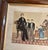 Folk Art Vintage Framed Folk Art Print Family Group Lithograph Artist Unknown For Sale - Image 3 of 6