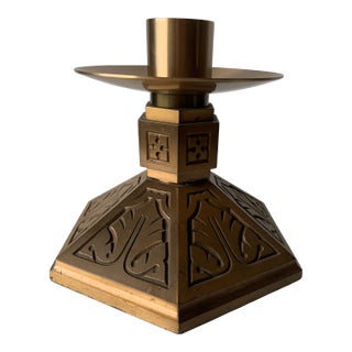 Contemporary Bronze Alter Candlestick For Sale