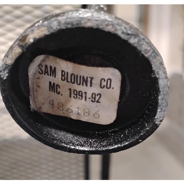 Sam Blount Company Wrought Iron Floral Chaise Loungers — Vintage Pair For Sale - Image 13 of 18