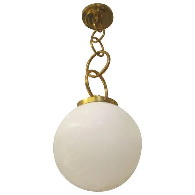 Bespoke Chain Link and Glass Fixture For Sale In New York - Image 6 of 6