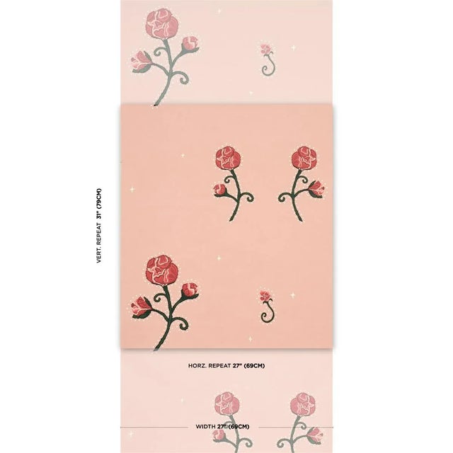 A beautifully detailed mid-scale floral with a unique look, Rhinestone Cowboy in pink was inspired by the flashy...