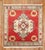 Textile Mini Square Antique Turkish Rug For Sale - Image 7 of 18