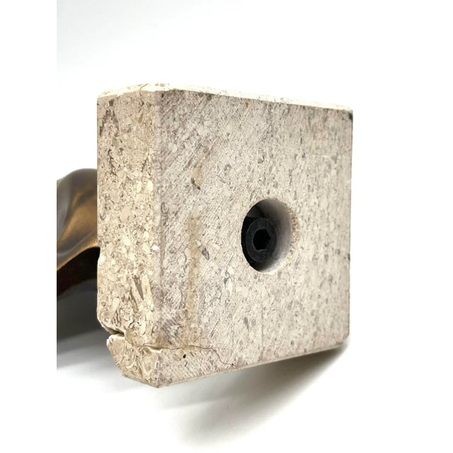 Vintage Bronze Sculpture of a Rooster, 1970s For Sale - Image 10 of 11