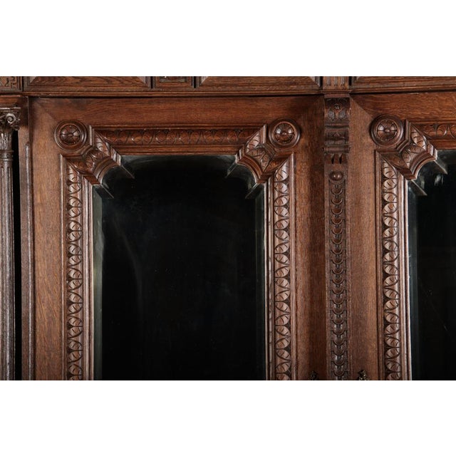 Antique Wilhelminian Oak Cabinet, 1880s For Sale - Image 12 of 18