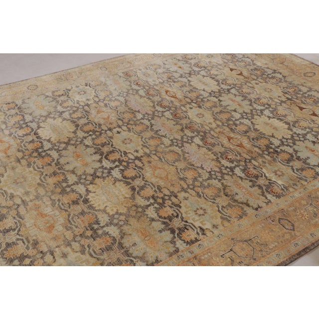This magnificent 7 x 10 rug from Rug & Kilim’s Modern Classics Collection is hand-knotted in wool, silk, and linen....