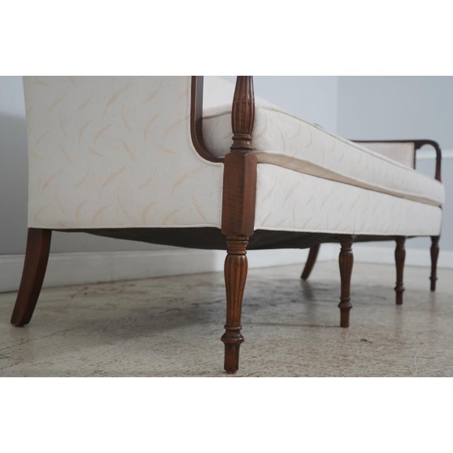 Ethan Allen Ethan Allen Georgian Court Upholstered Sofa For Sale - Image 4 of 18