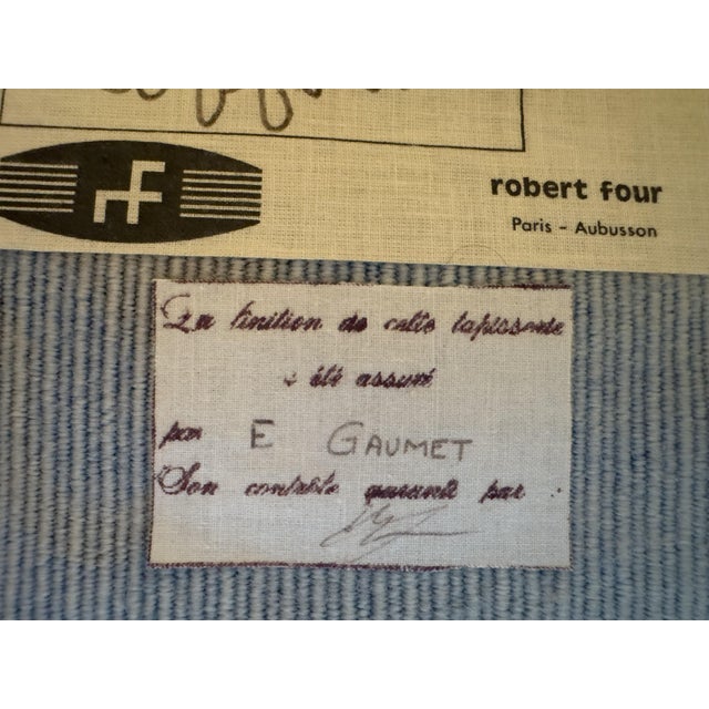 Louis Toffoli “Yucatan” Aubusson Tapestry, Robert Four, 1970s For Sale - Image 13 of 13