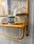 Vintage Bamboo Wall Shelf With Mirror and Towel Rack For Sale - Image 4 of 10