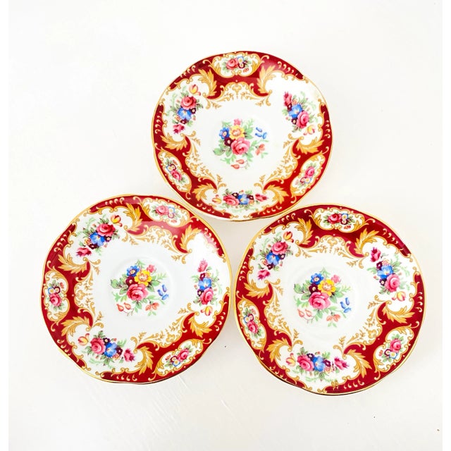 Vintage Lady Fayre Royal Standard Fine Bone China Saucers, Made in England- Set of 3 For Sale In Atlanta - Image 6 of 6