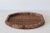 Mid-Century Woven Wicker Rattan Wood Oval Serving Tray Vintage For Sale - Image 4 of 9