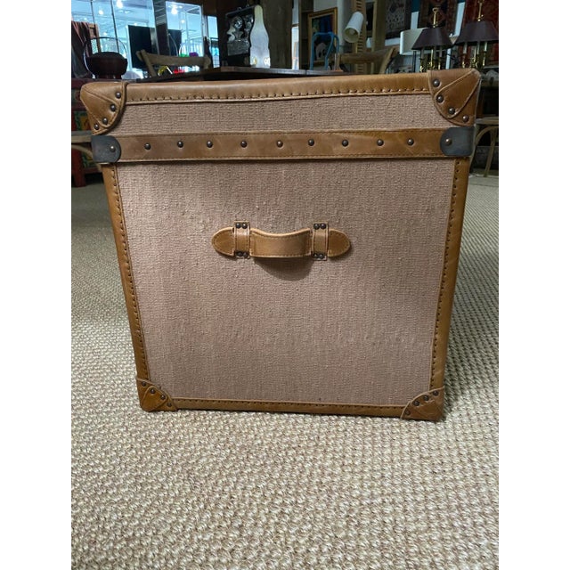 English Timothy Oulton Old Grand Library Collection Trunk For Sale - Image 3 of 13