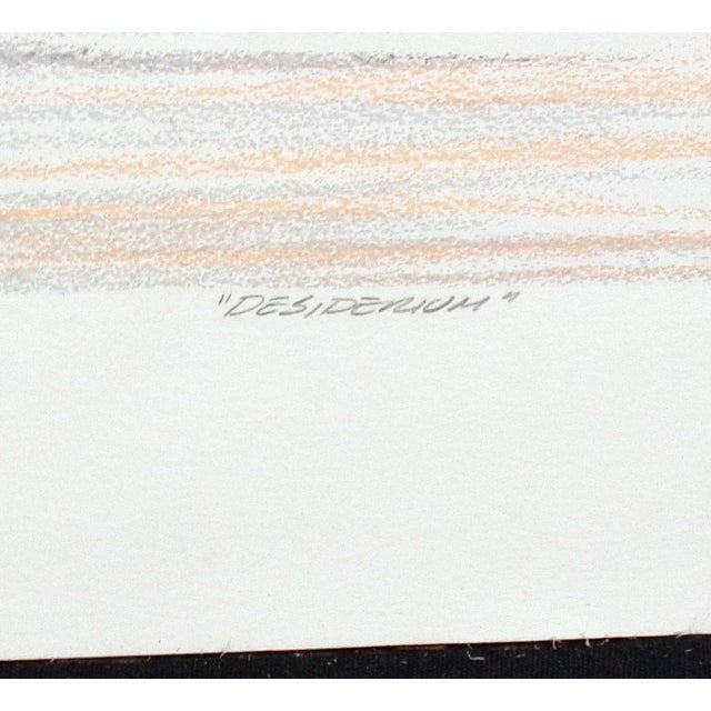 1980s 1984 "Desiderium" Realist Serigraph Art Print of Clouds by Pete Peterson For Sale - Image 5 of 7