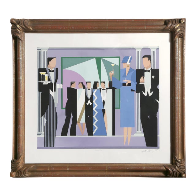 Black Tie, 1983 Signed Screenprint by Giancarlo Impiglia For Sale