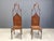 French High Back Gothical Chairs, 1960s, Set of 2 For Sale - Image 6 of 10