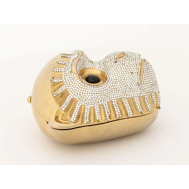 Early 21st Century Judith Leiber Swarovski Crystal Monkey Clutch For Sale - Image 5 of 11