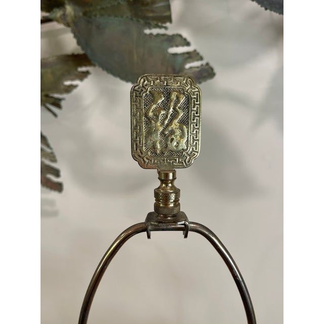 Persimmon Vintage Oriental Ginger Jar Style Lamps - Pair For Sale - Image 8 of 11